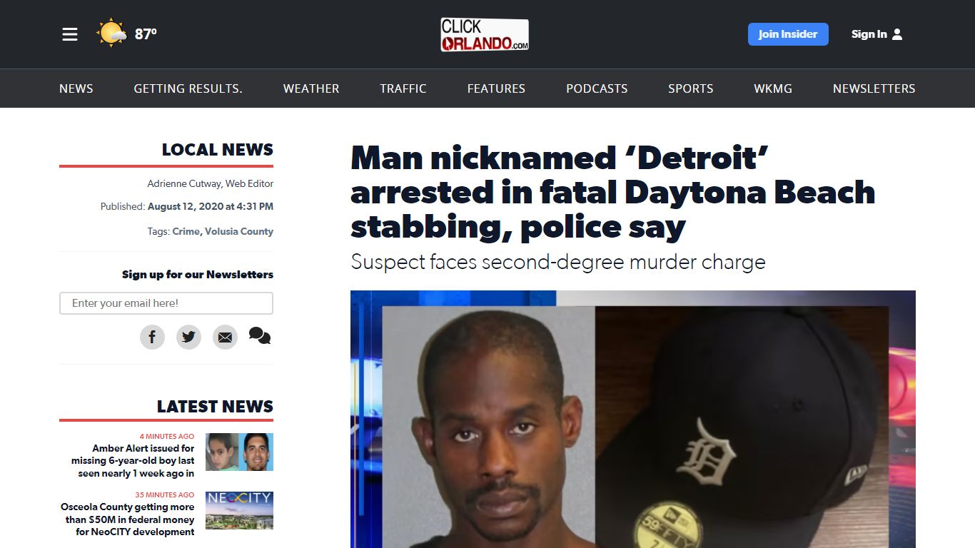 Man nicknamed ‘Detroit’ arrested in fatal Daytona Beach ... - WKMG